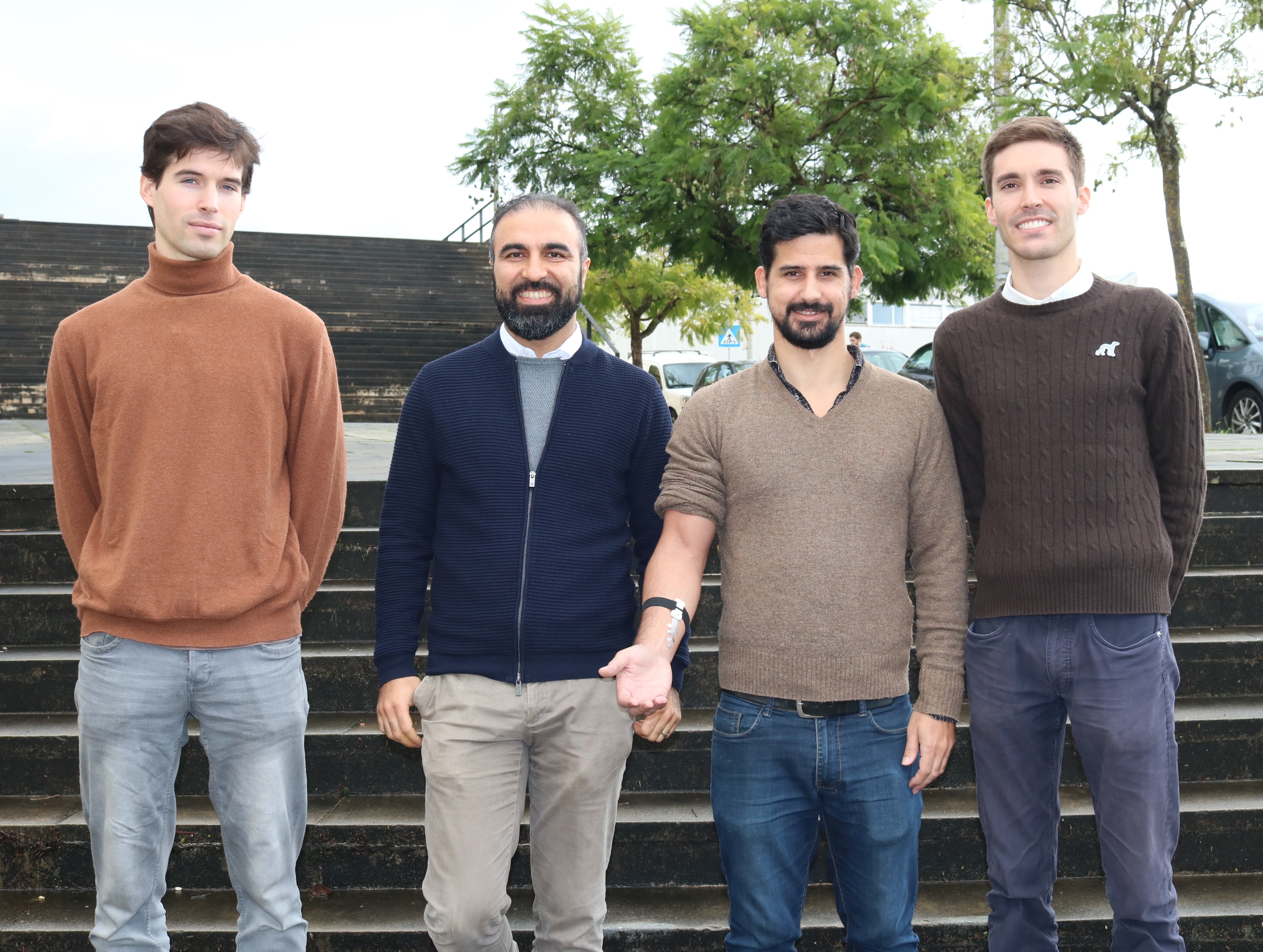 ISR Team: Daniel Marques, Mahmoud Tavakoli, Pedro Lopes and Hugo Paisana (left to right).